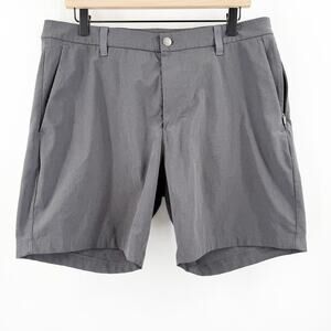 Lululemon Commission Shorts Men's Size 34 Dark Gray LM7ARWS Classic 7" Inseam